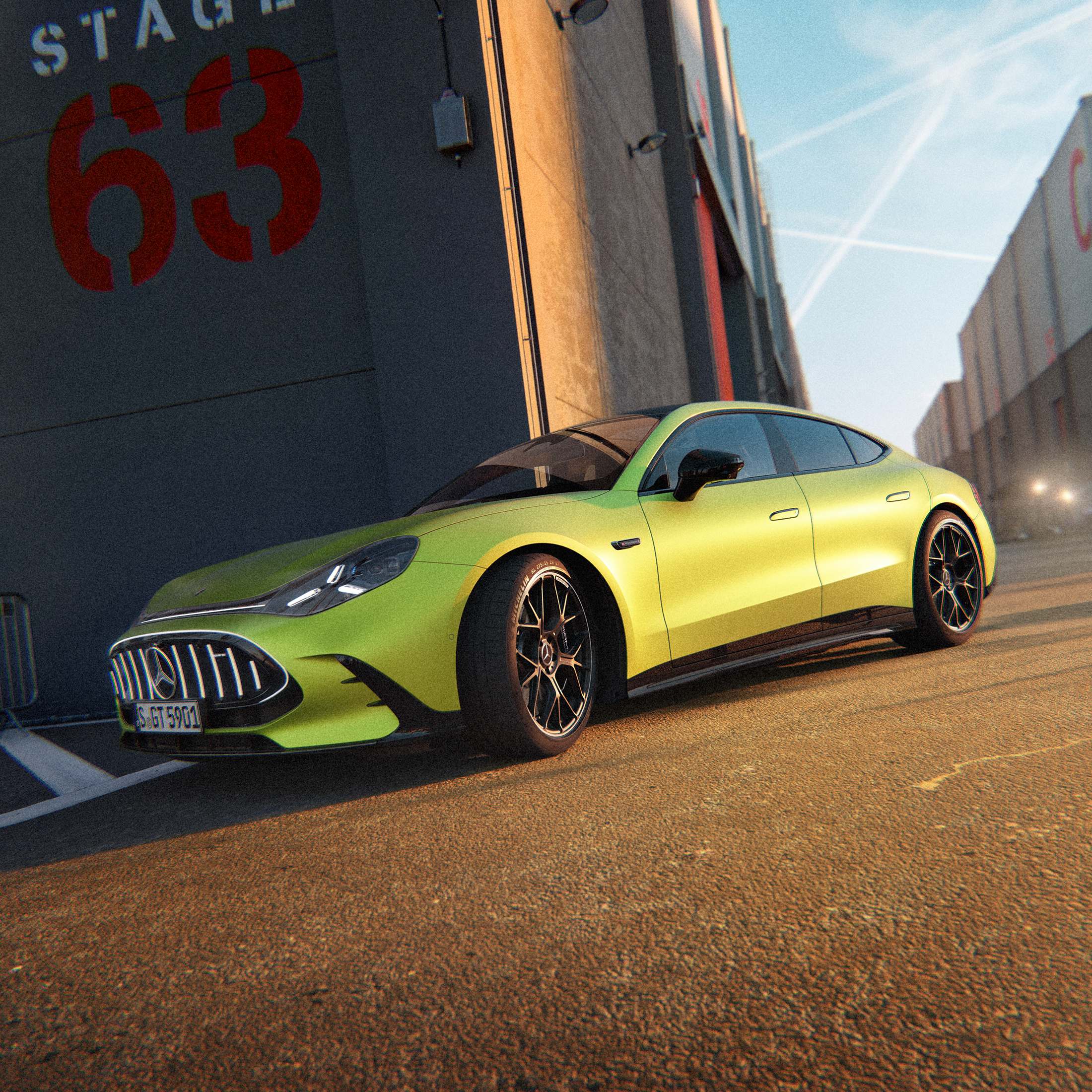 The all-new Mercedes-AMG GT 4-Door Coupé.