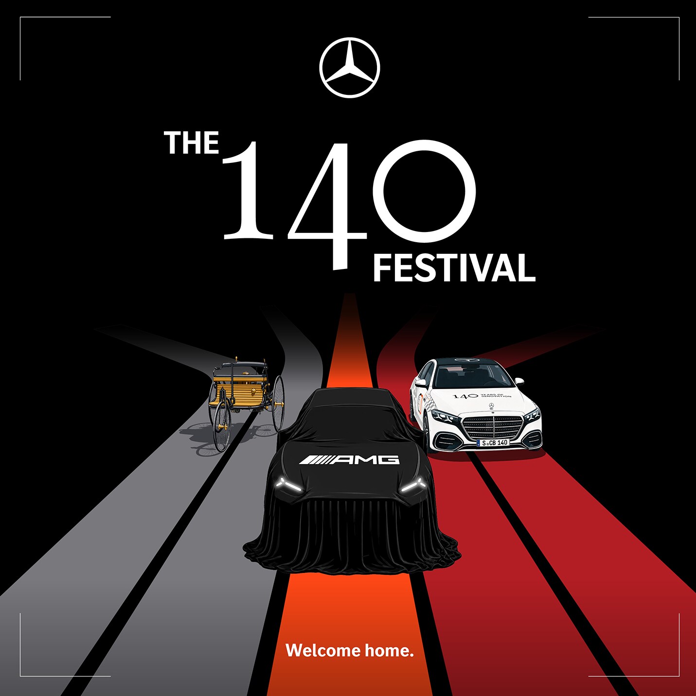 مهرجان الـ 140 والعرض العالمي الأول لسيارة مرسيدس-AMG GT SUV الجديدة كليًا