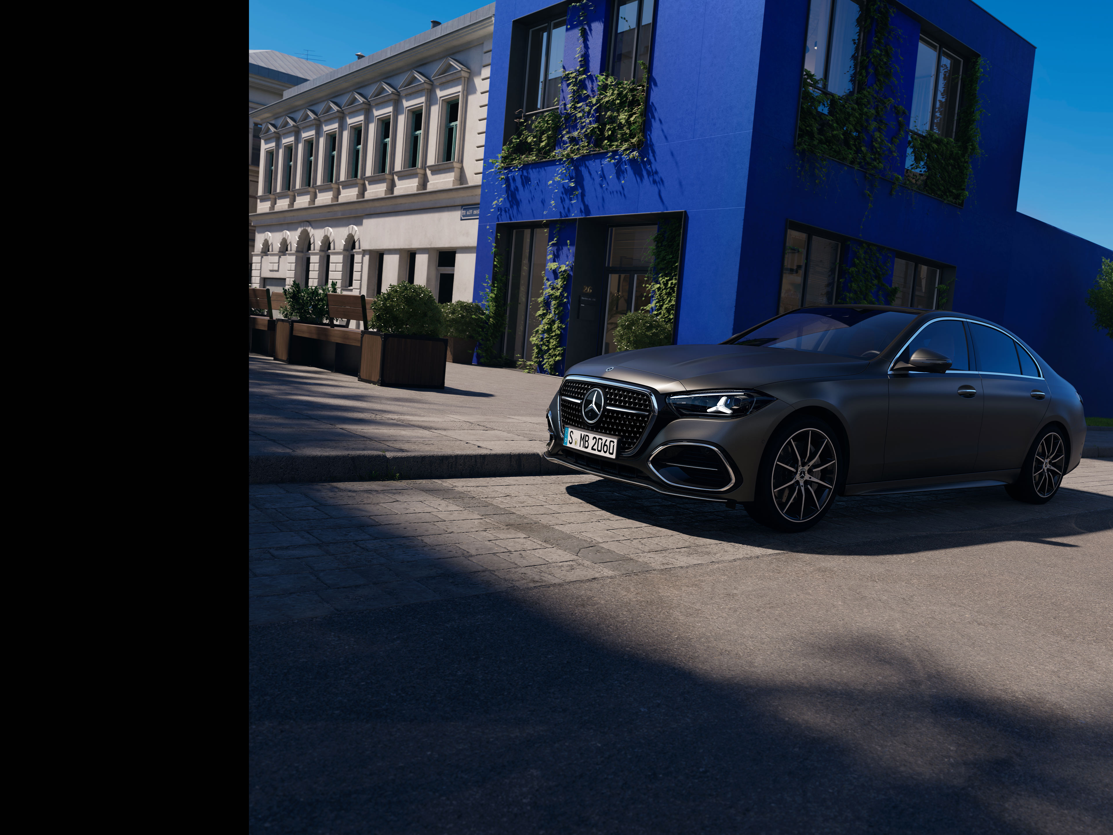 Exterior | C-Class Saloon | Mercedes-Benz The exterior of the new C-Class Saloon from Mercedes-Benz.