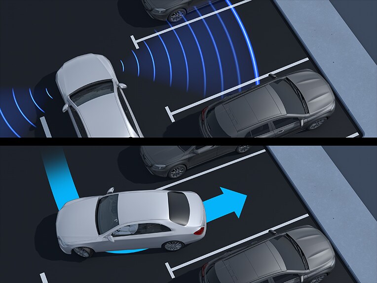 Parking systems in the CLA Coupé from Mercedes-Benz.