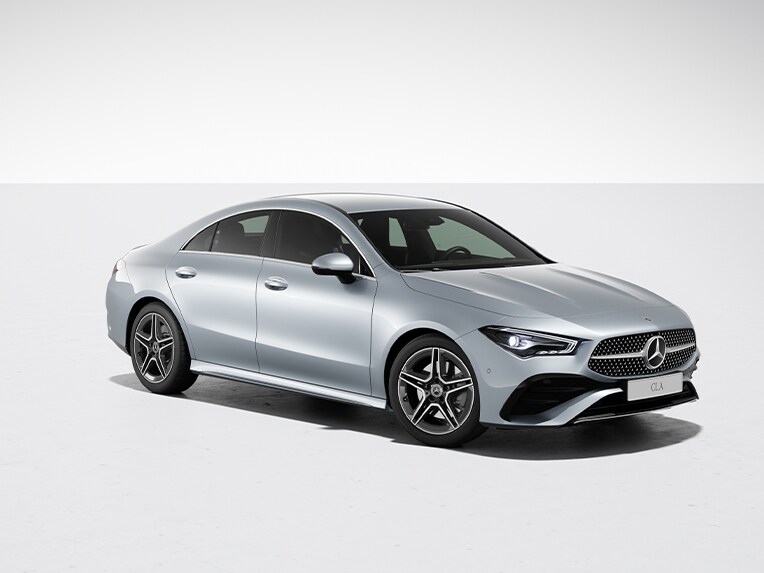 The Mercedes-Benz CLA Coupé with AMG Line.