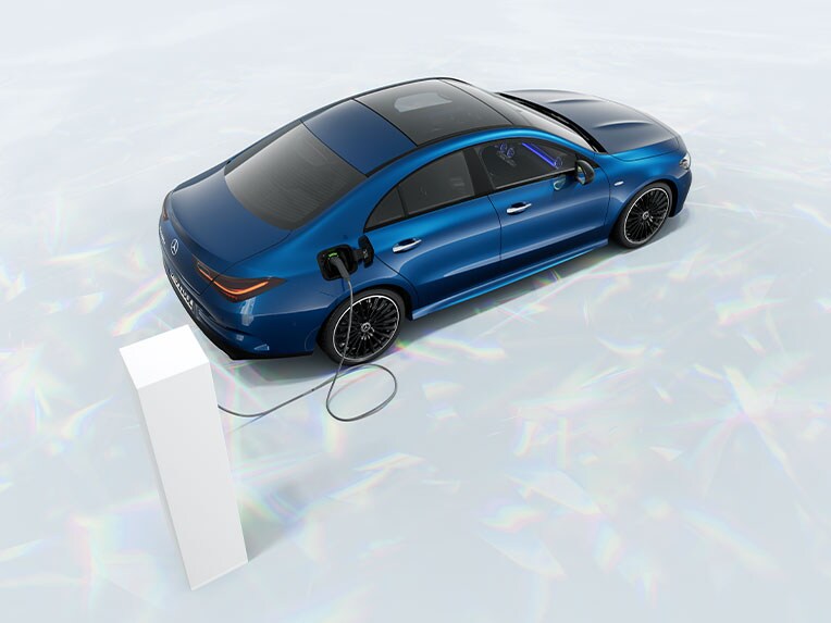 The Mercedes-Benz CLA Coupé as a plug-in hybrid.