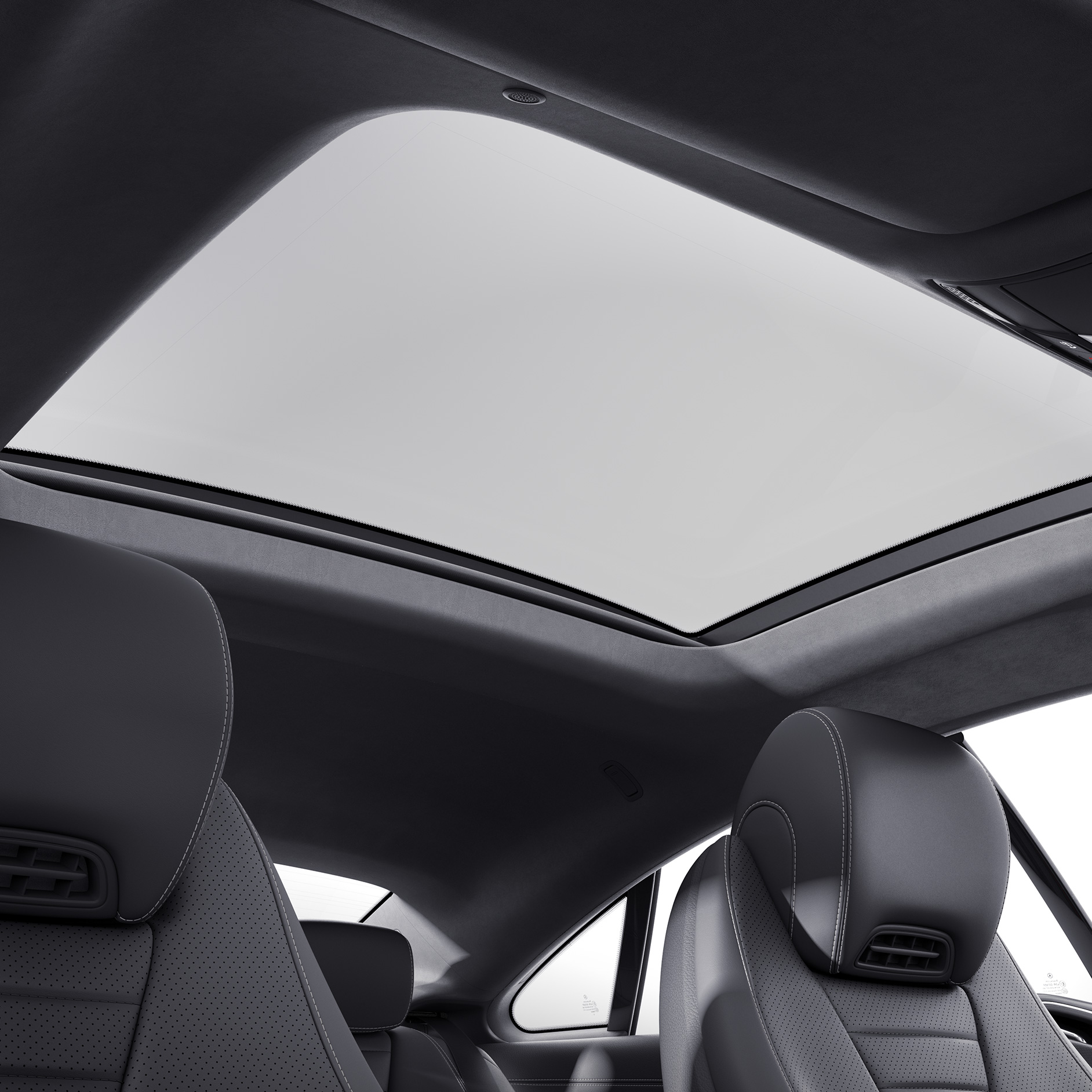 Roof liner | E-Class Coupé | Mercedes-AMG The interior of the Mercedes-AMG E-Class Coupé.