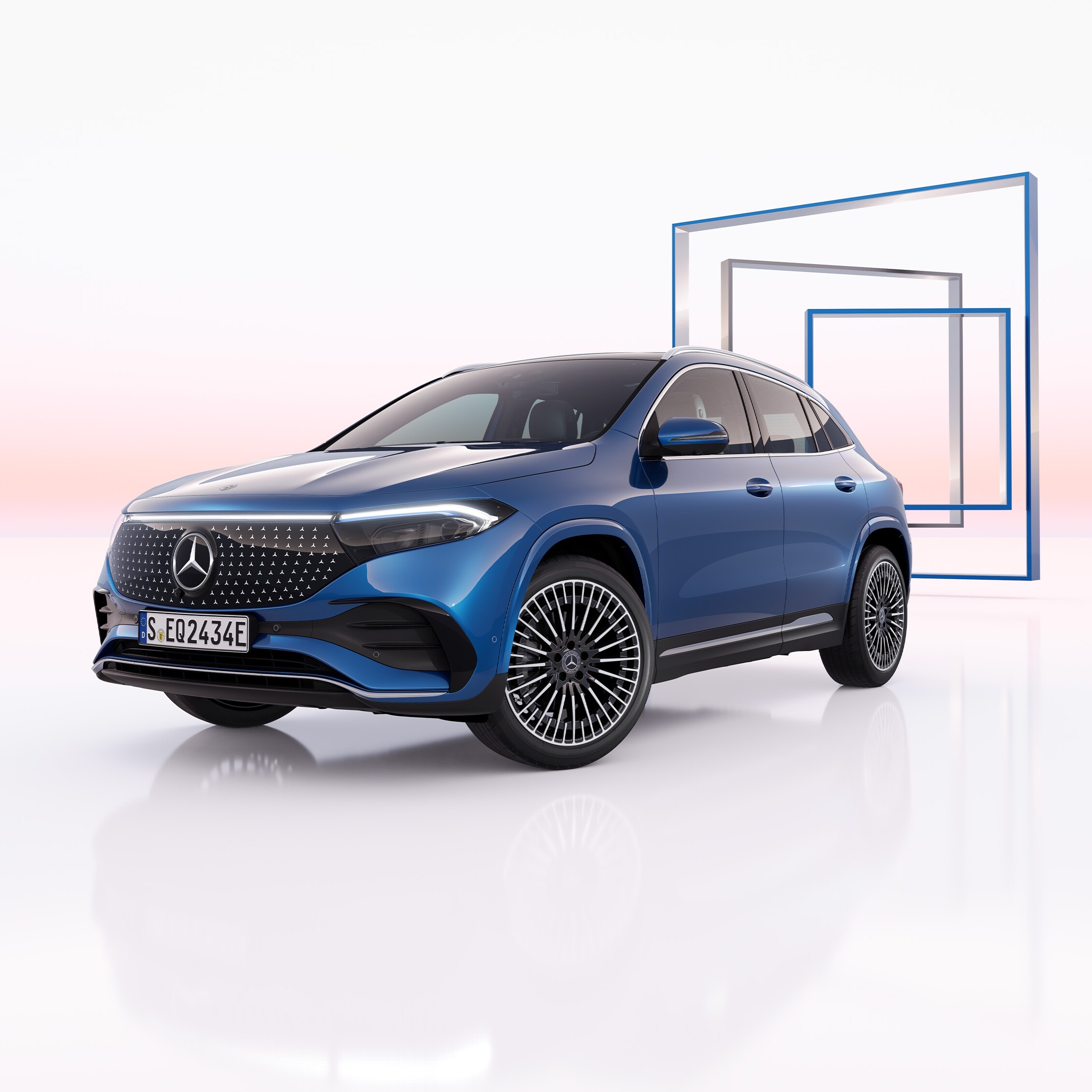 The new all-electric EQA from Mercedes-Benz.