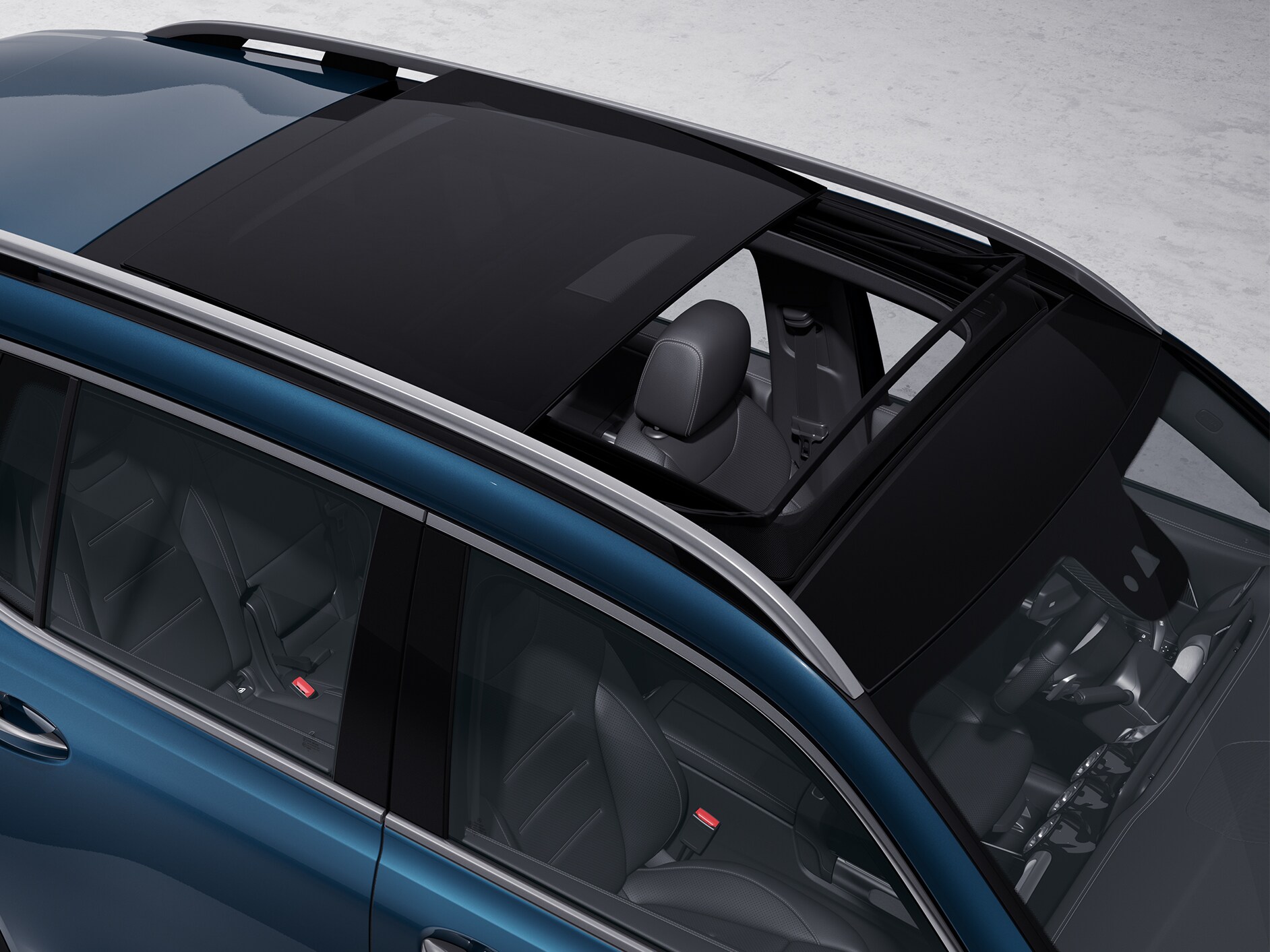 A loudspeaker from the Burmester® surround sound system in the Mercedes EQB.