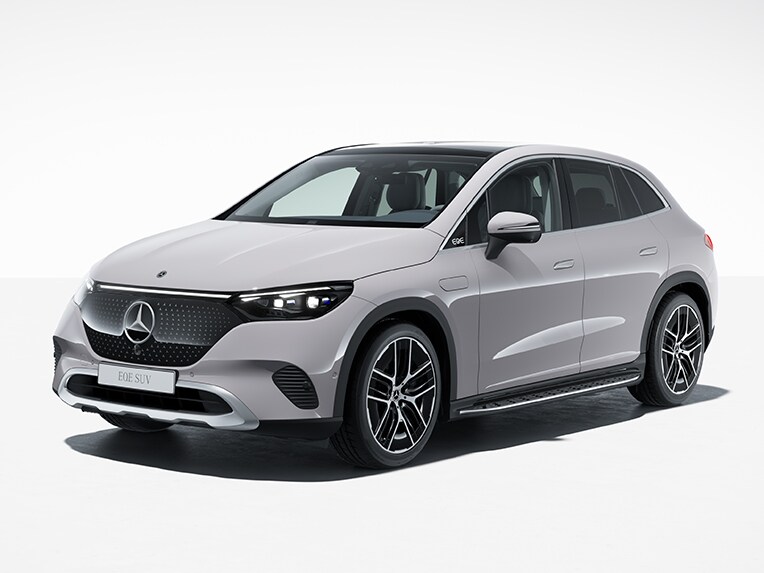 The exterior of the new EQE SUV from Mercedes-EQ with the Electric Art Exterior equipment line.
