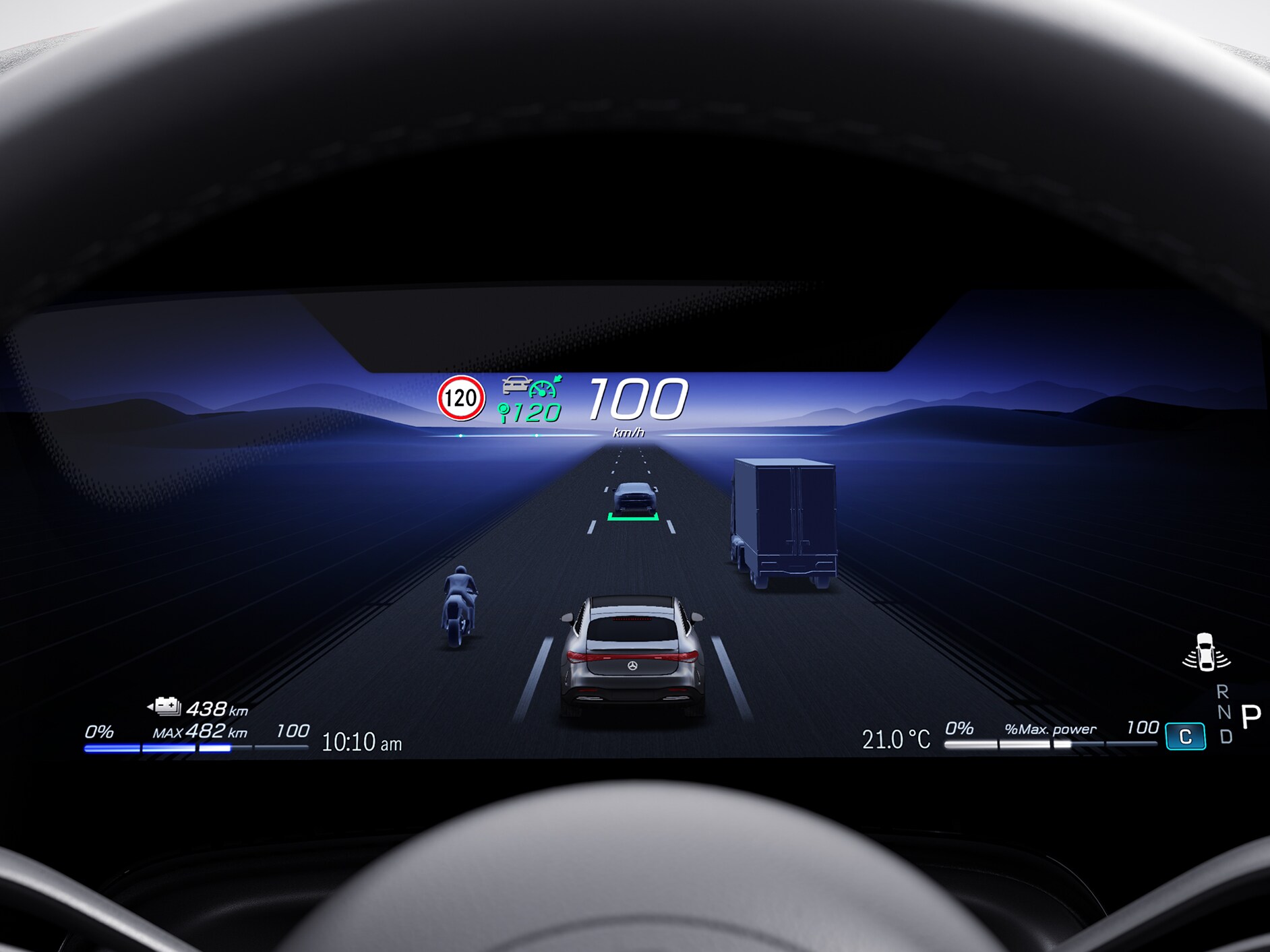 The Advanced Plus package in the EQS from Mercedes-EQ.