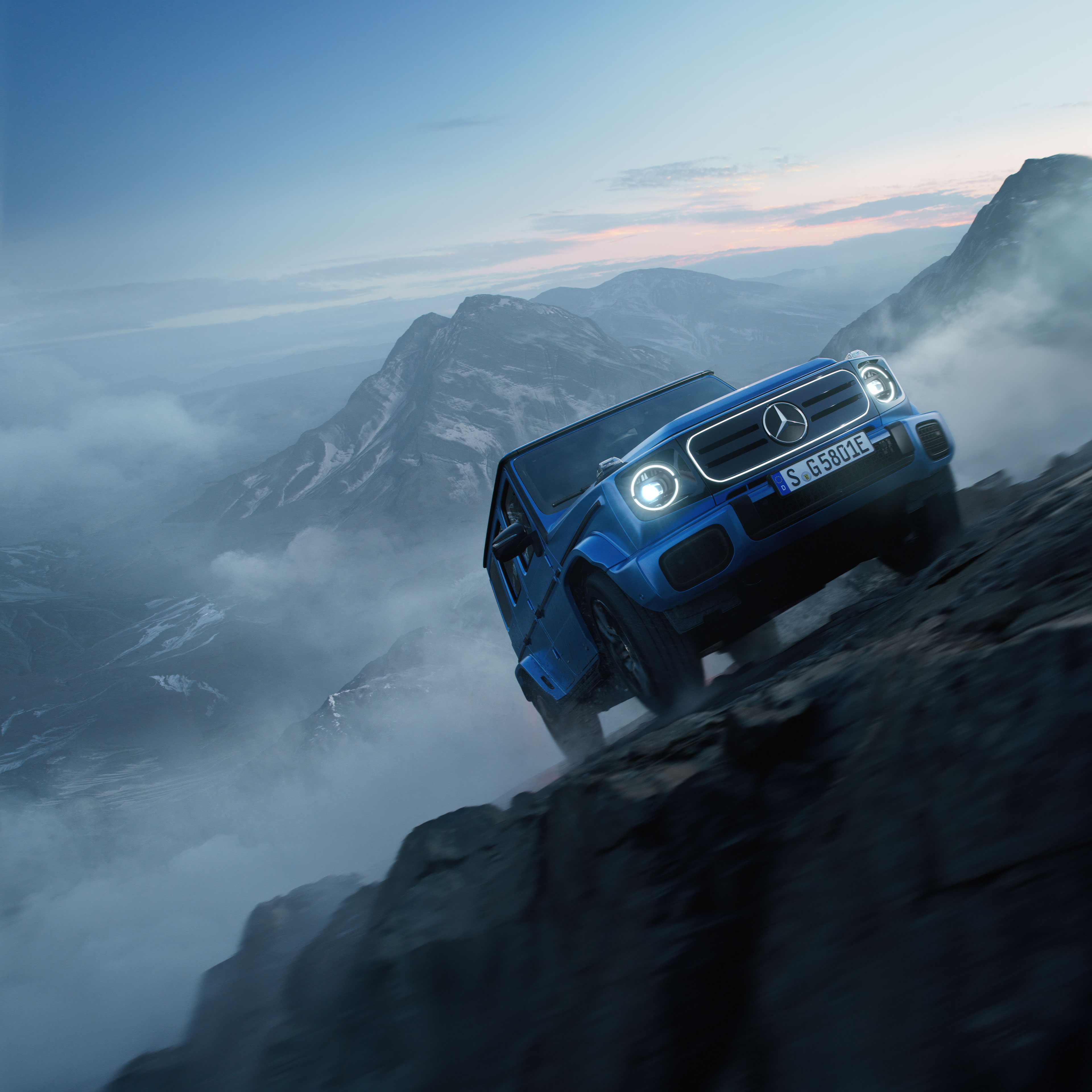 All-electric G-Class | Mercedes-Benz The Mercedes-Benz all-electric G-Class.