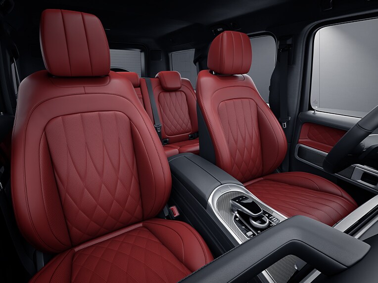 The G-Class interior from Mercedes-Benz with the SUPERIOR Line Interior equipment line.