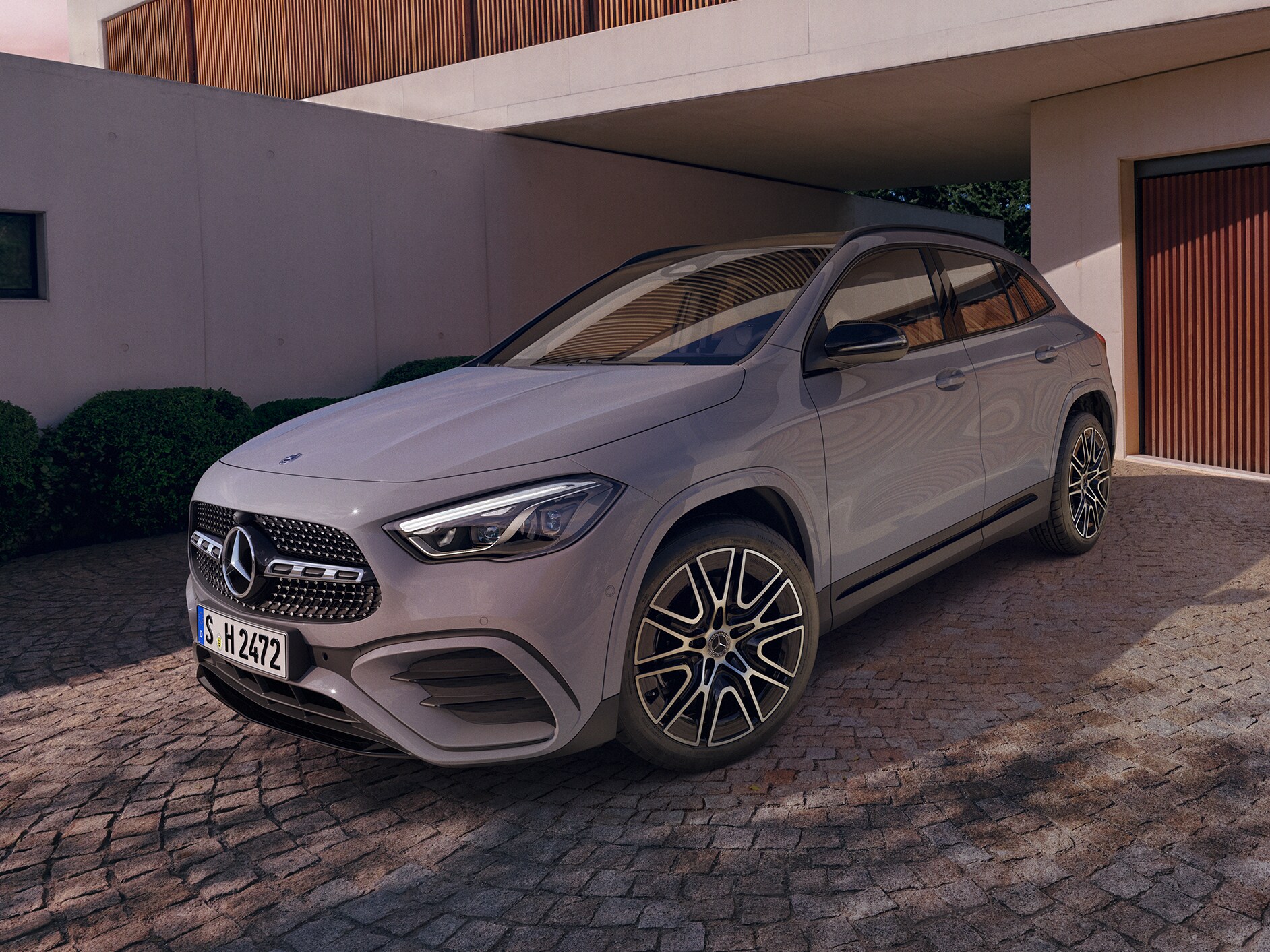 The exterior of the Special Edition of the Mercedes-Benz GLA.