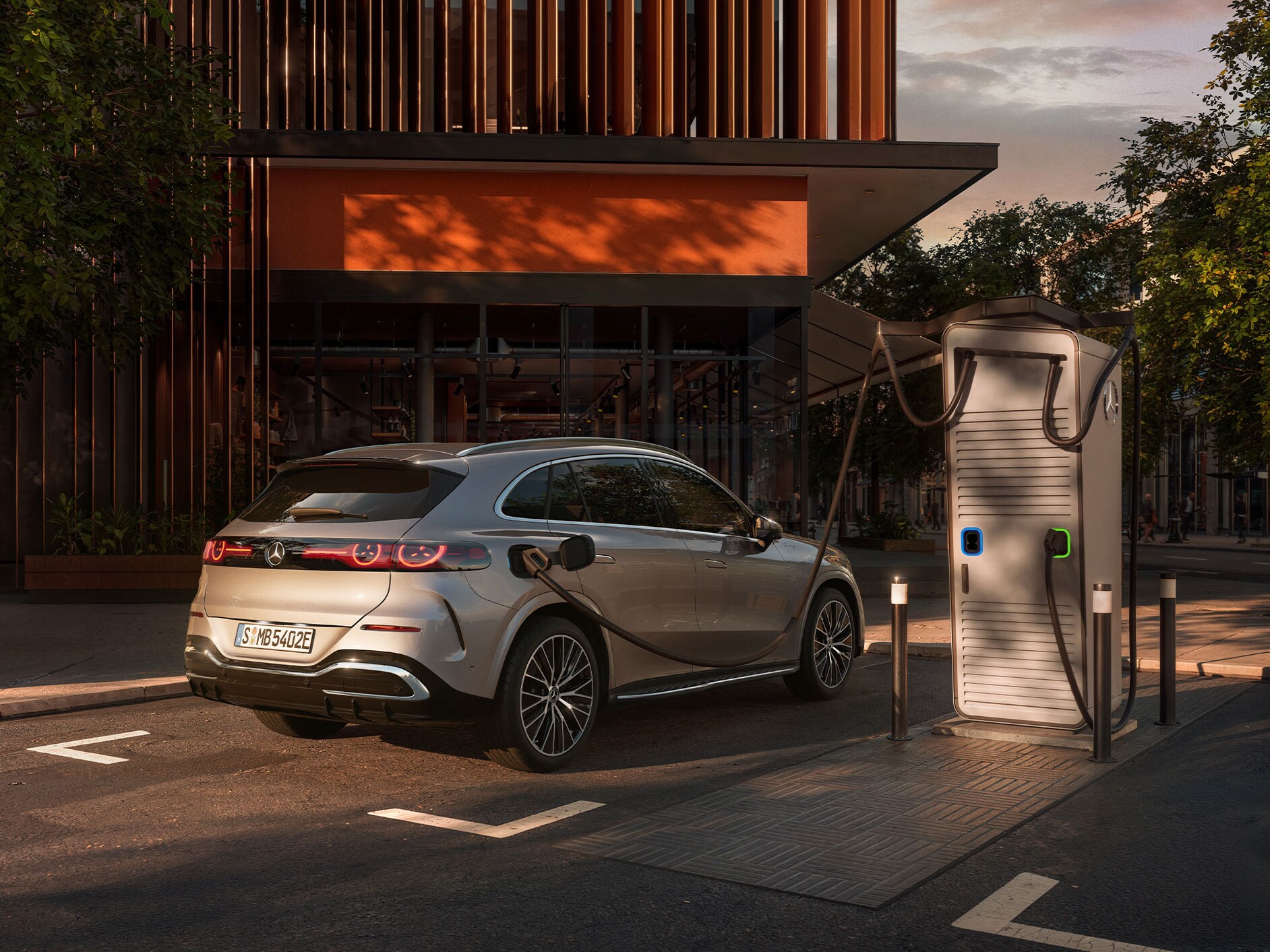 The MB.CHARGE in the new GLC with EQ Technology from Mercedes-Benz.